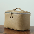 Leather Vanity Case Sand