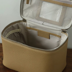 Leather Vanity Case Sand