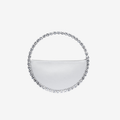 Circle Crystal Clutch Silver