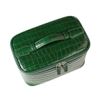 Croc Vanity Case Emerald