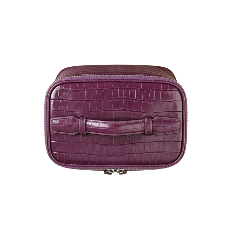Croc Vanity Case Violet