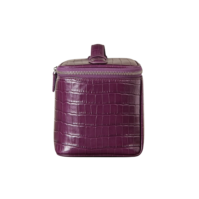 Croc Vanity Case Violet
