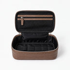 Croc Vanity Pouch Amber