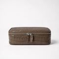 Croc Vanity Pouch Amber