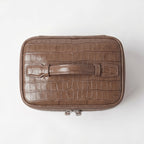 Croc Vanity Case Amber