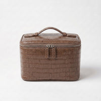 Croc Vanity Case Amber