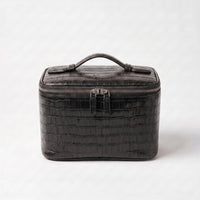 Croc Vanity Case Black