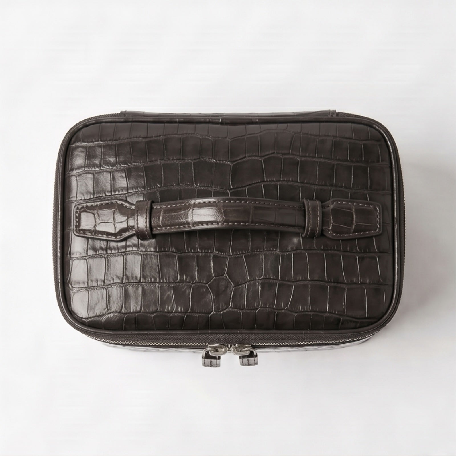 Croc Vanity Case Black