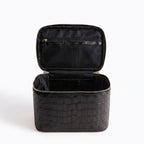 Croc Vanity Case Black