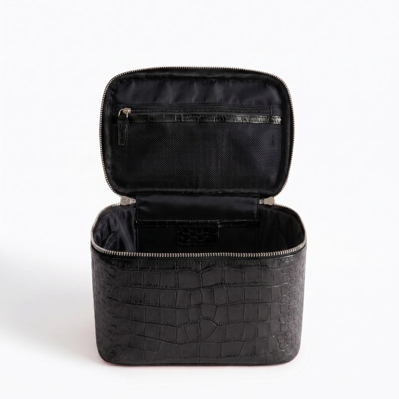 Croc Vanity Case Black