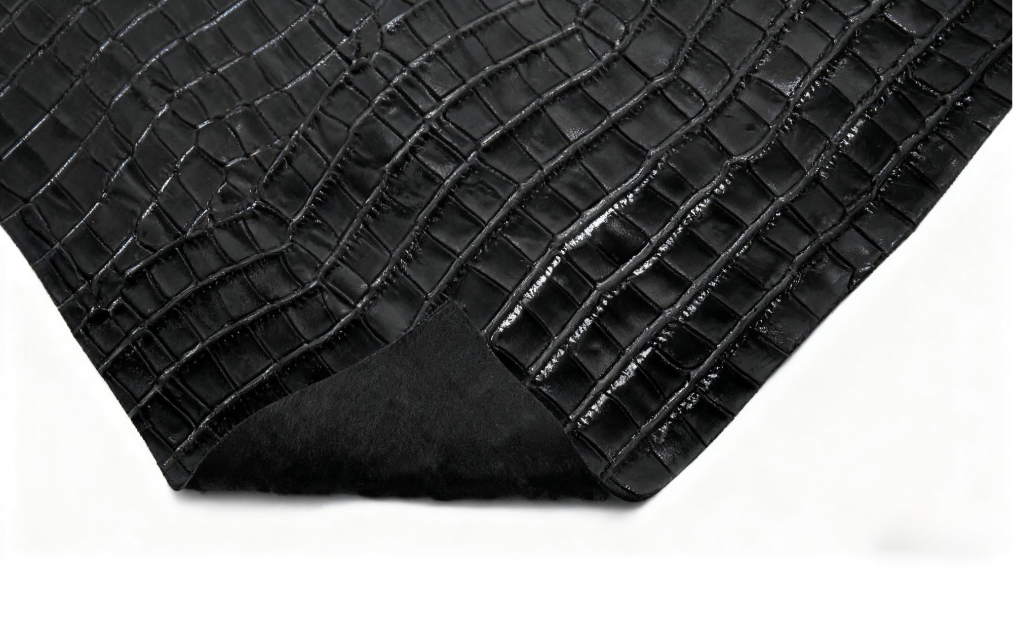 Croc Vanity Case Black