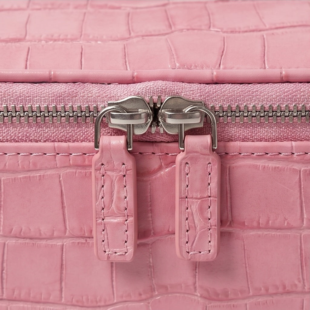 Croc Vanity Case Pink