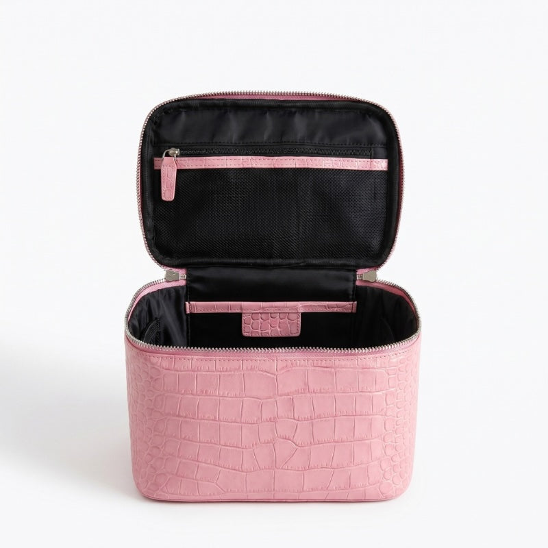 Croc Vanity Case Pink