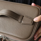 Leather Vanity Case Etoupe