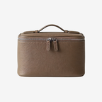 Leather Vanity Case Etoupe