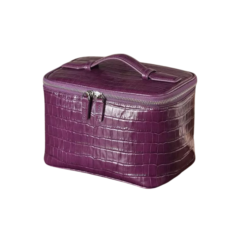 Croc Vanity Case Violet