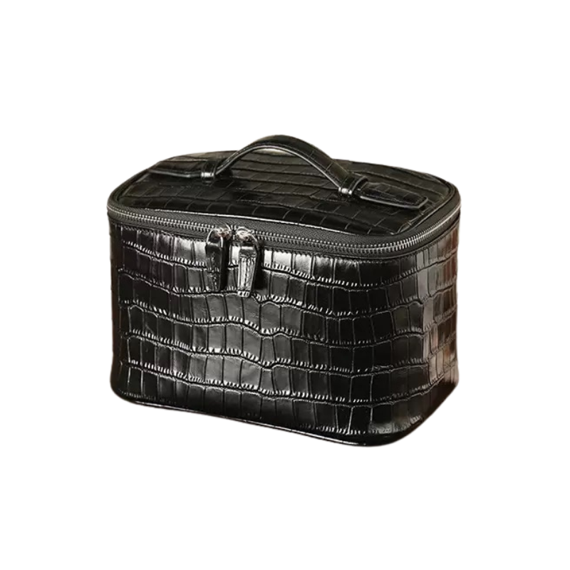 Croc Vanity Case Black