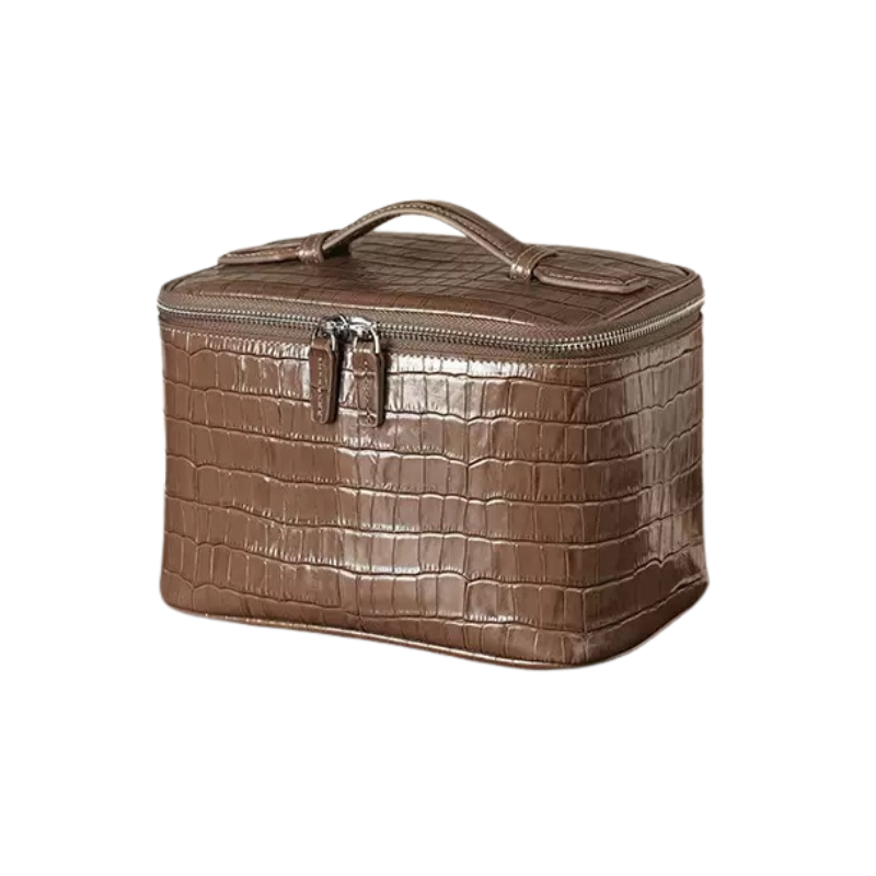 Croc Vanity Case Amber