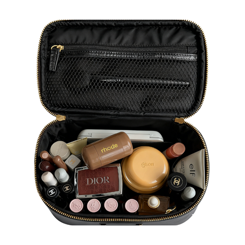Croc Vanity Case Black
