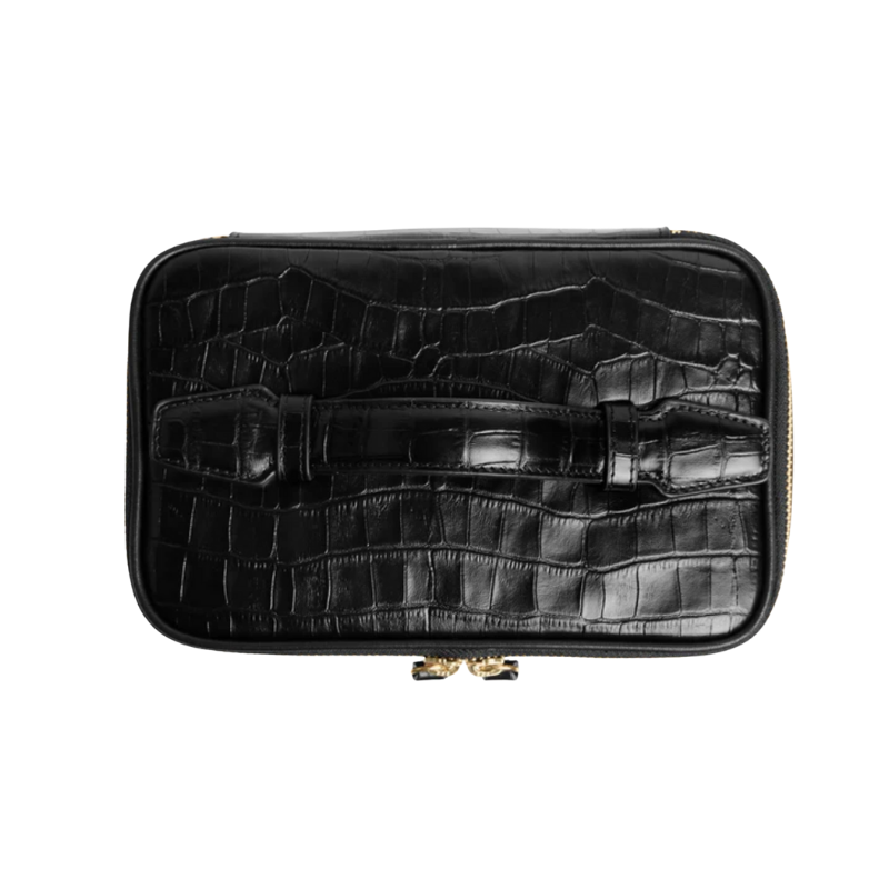 Croc Vanity Case Black