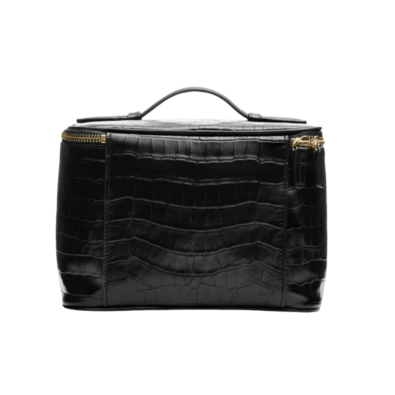 Croc Vanity Case Black