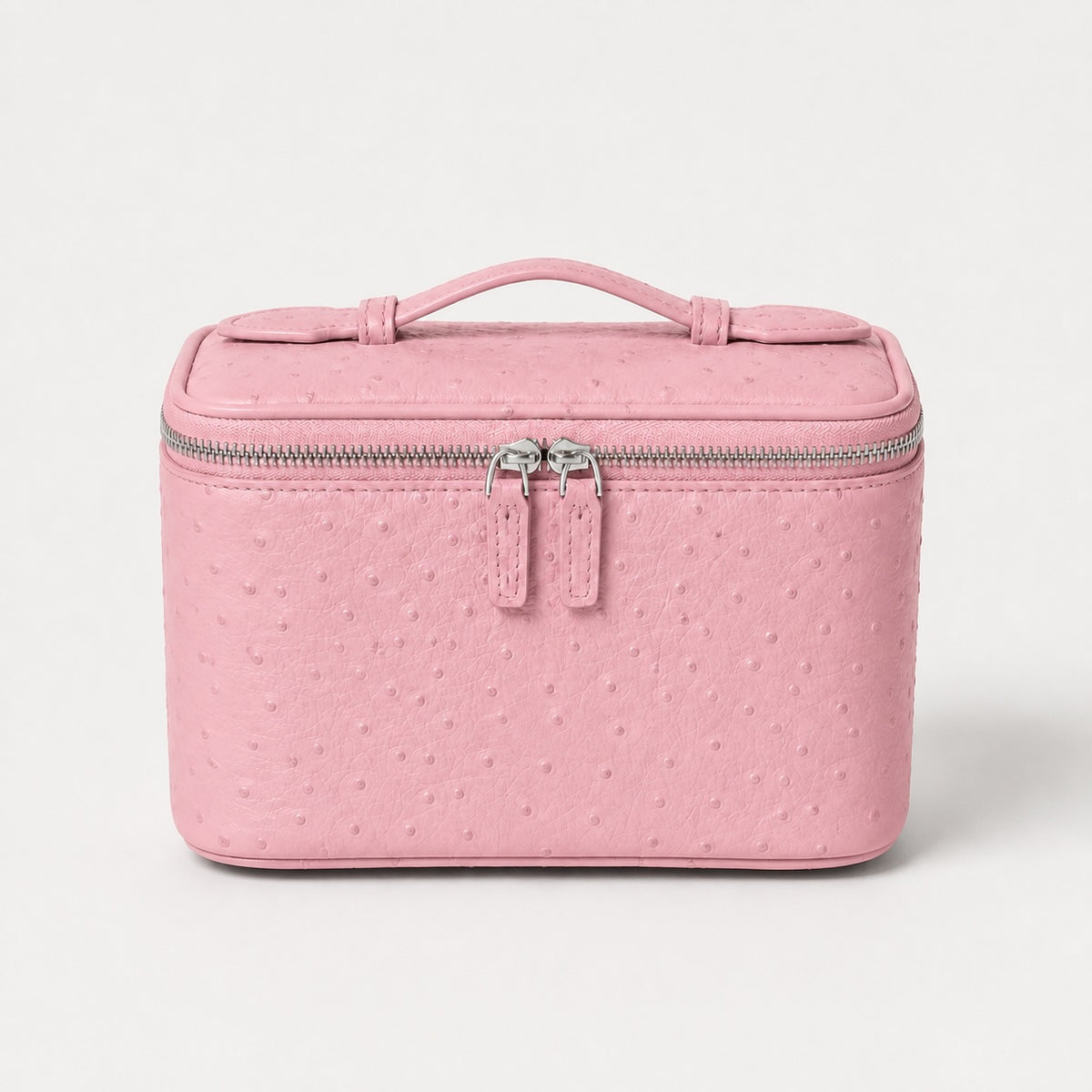 Ostrich Vanity Case Pink