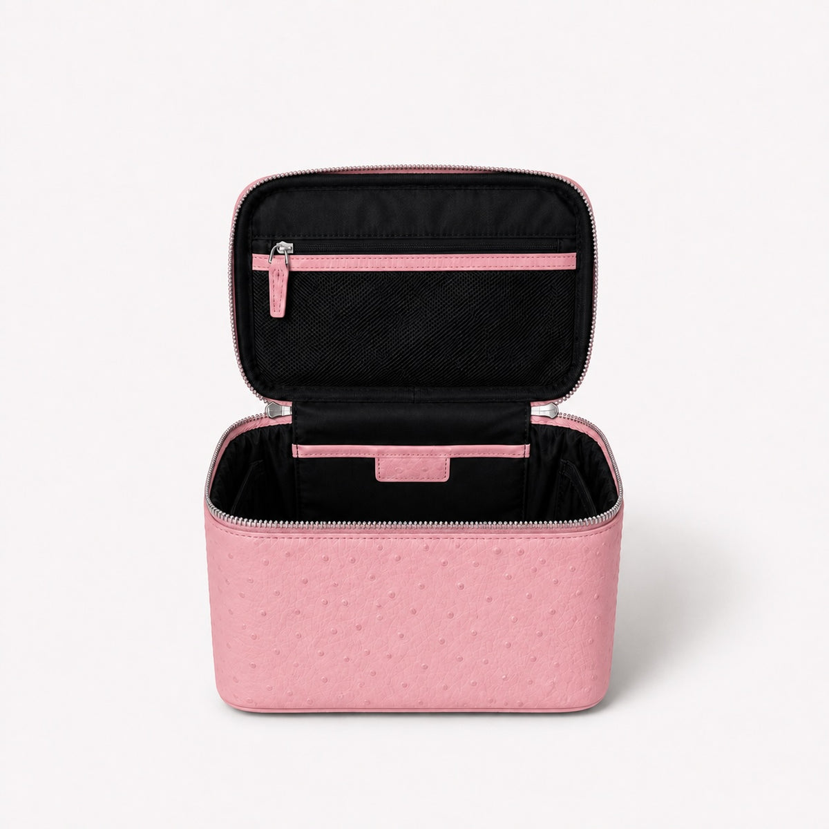 Ostrich Vanity Case Pink