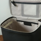 Leather Vanity Case Black