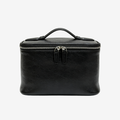 Leather Vanity Case Black